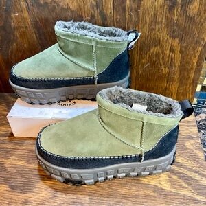 UGG Women's Venture Daze Ultra Mini Olive Boots 1158200 Size 7 NEW
